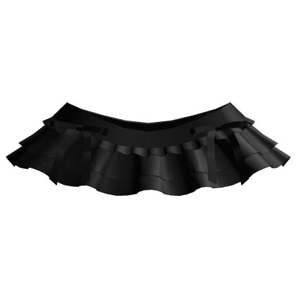 ꒱ layered lace ruffle skirt w bows in black 3.0 - Roblox