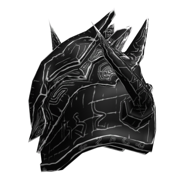 Ancestral Shoulder Armour - Left - Black/White