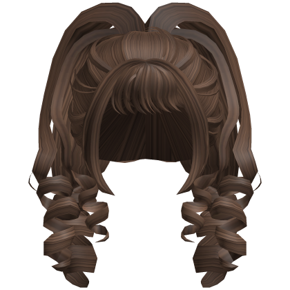 Blossom Wavy Buns Bang Cute Trendy Hair Brunette Roblox item