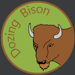 Dozing Bison