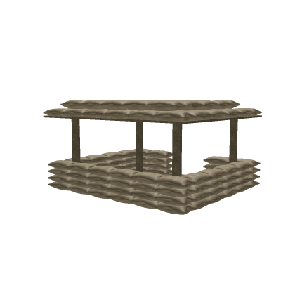 Vietnam War - Firebase Sandbag Fighting Position