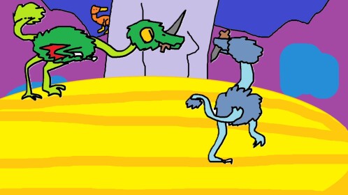 BIRD but in prehistoric times