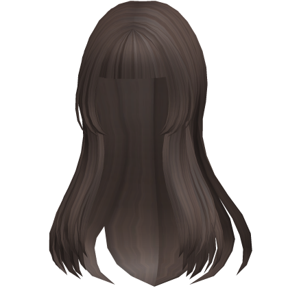 layered y2k hime hair ∙ brown