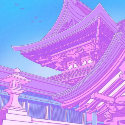 purple blue aesthetic Roblox decal