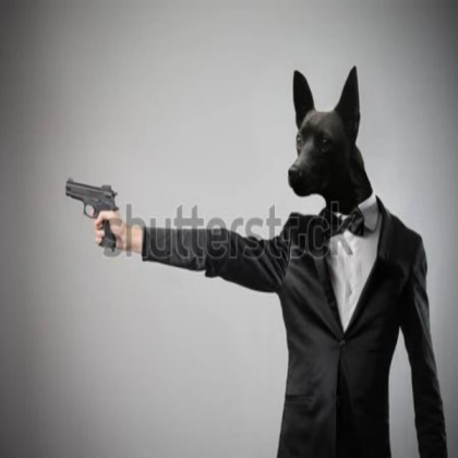 Dog shooting Roblox decal