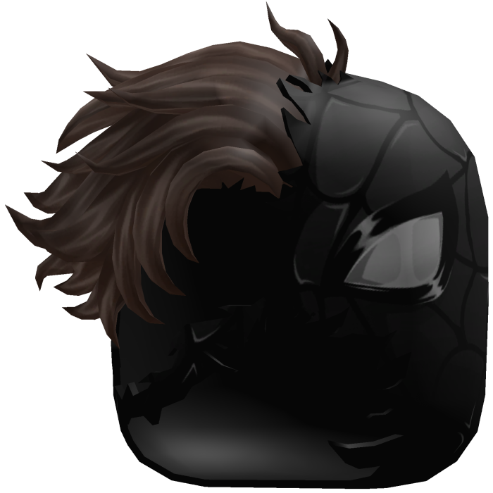 Ripped Spider Mask Hair