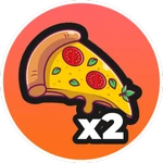 x2 Pizzas Sold
