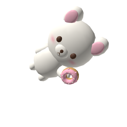 ♡┆cream kawaii bear plushie