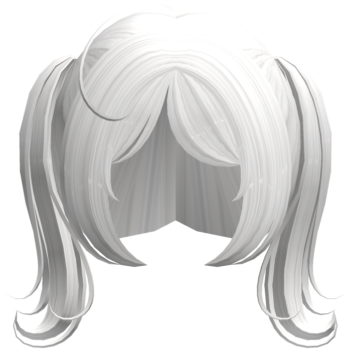 ✚ Kawaii Soft Swirly Doll Pigtails in White