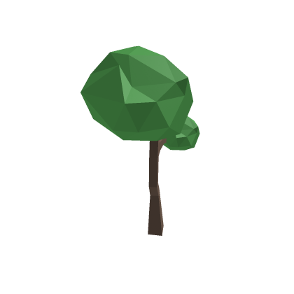 Low poly tree