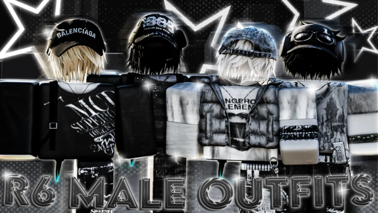 [1000+] R6 Ý tưởng Trang phục Nam - Roblox