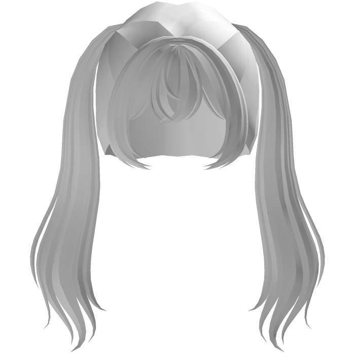 Adorable Miku Anime Long Pigtails In White 