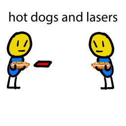 hotdogs and lasers
