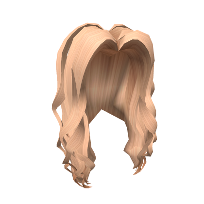 blonde curly waves Roblox item