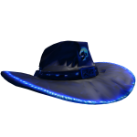 (CODE: AZU) Azure Cowboy Hat