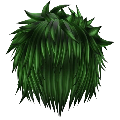 Neon Green Unkept Emo Moe Gothic Boy Hair | Roblox Item - Rolimon's