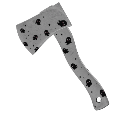 Halloween White Cute Ghost Horror Axe Roblox item