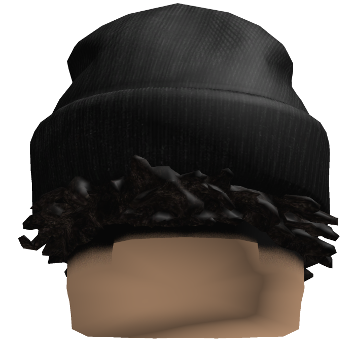 Sponged Freeform Curly Afro Fade W Black Beanie  