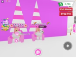 Pinky and flower land