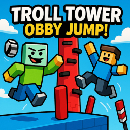 Troll Tower Obby Jump!