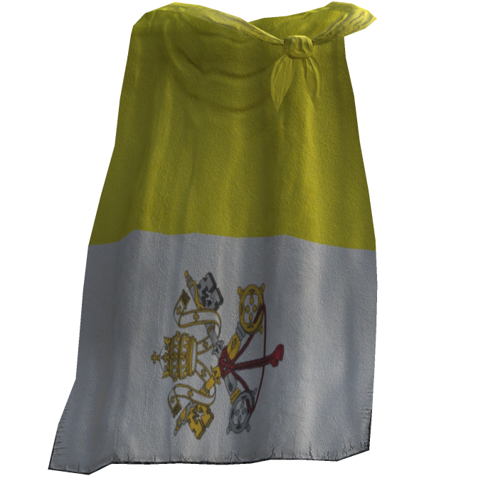 Vatican City Flag Cape