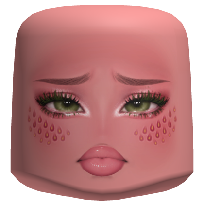 Strawberry Crying Baddie Makeup