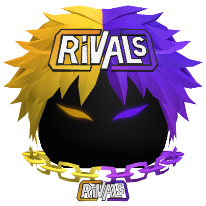 Rivals Yellow & Purple Split Messy Hair w Chains thumbnail
