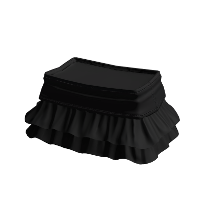Basic Y2K Skirt Black thumbnail