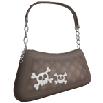 Y2K Grunge Brown Shoulder Bag