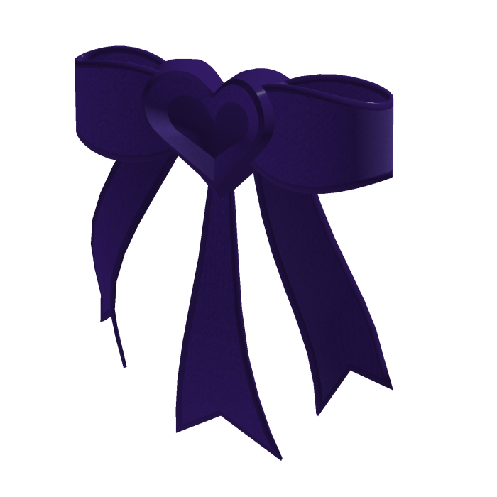 Purple Coquette Bow for Korblox
