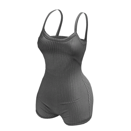 Y2K Gym Bodysuit - Grey thumbnail
