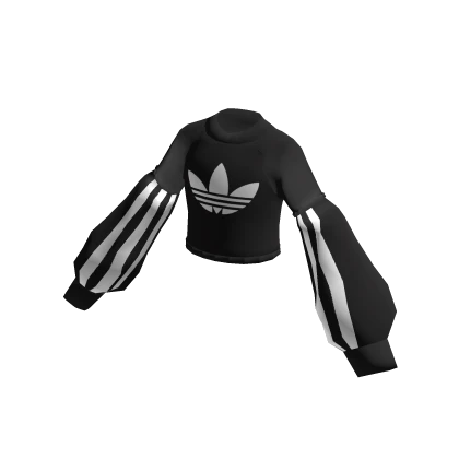 adidas Logo Mania Black Crop Top Roblox Item Rolimon s