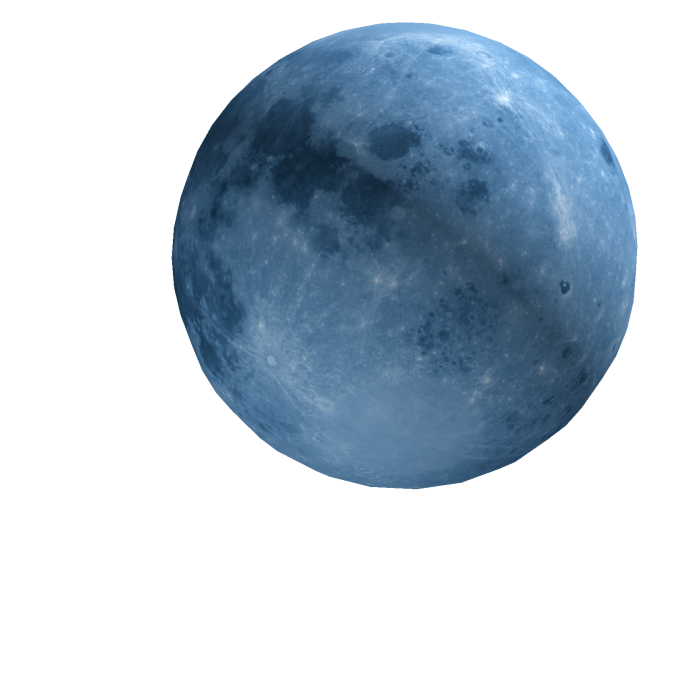 🌑 Blue Illusion Moon