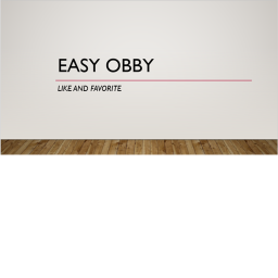 Easy Obby