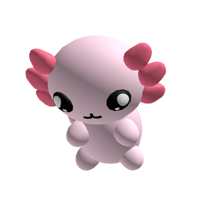 Pink Axolotl Plushie🌺 thumbnail