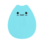Blue Cat Lamp