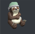 sleepy brown sloth hype