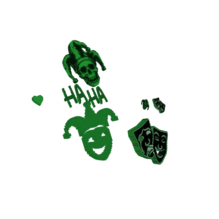 [Animated] Toxic Green Jester Clown Aura