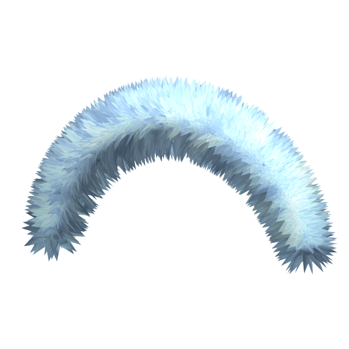 Pastel Blue Y2K Fluffy Cute Fur Headband • DD28