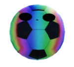 Rainbow Football Pet