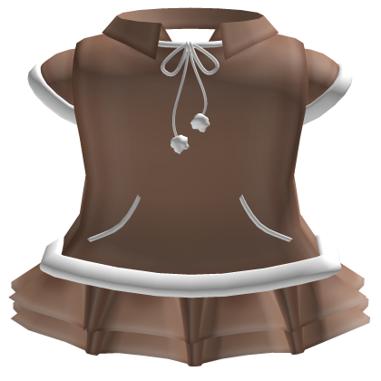 ♡ : cutesy light brown winter dress