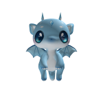 [LIMITED] Kawaii Cute Ice Dragon ❄️ + Fairy Addon