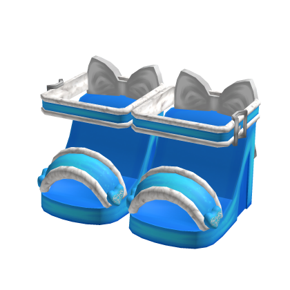 Blue Christmas Heels