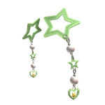 Green Charm Starclips