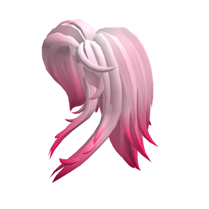 Long Emo Hair Pink Roblox item