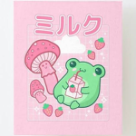 Frogs, mushrooms love em