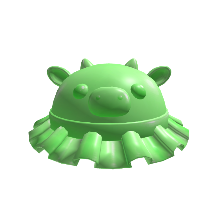 Cute Green Gummy Cow Bucket Hat