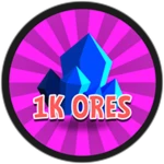 1,000 Ores Roblox badge thumbnail