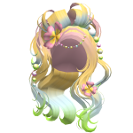 Summer Tropical Ponytail Mamba Ombre