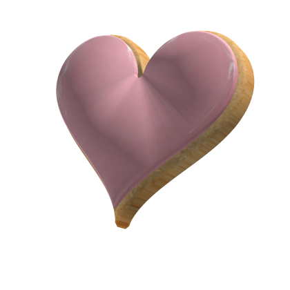 Light Pink Heart Cookie